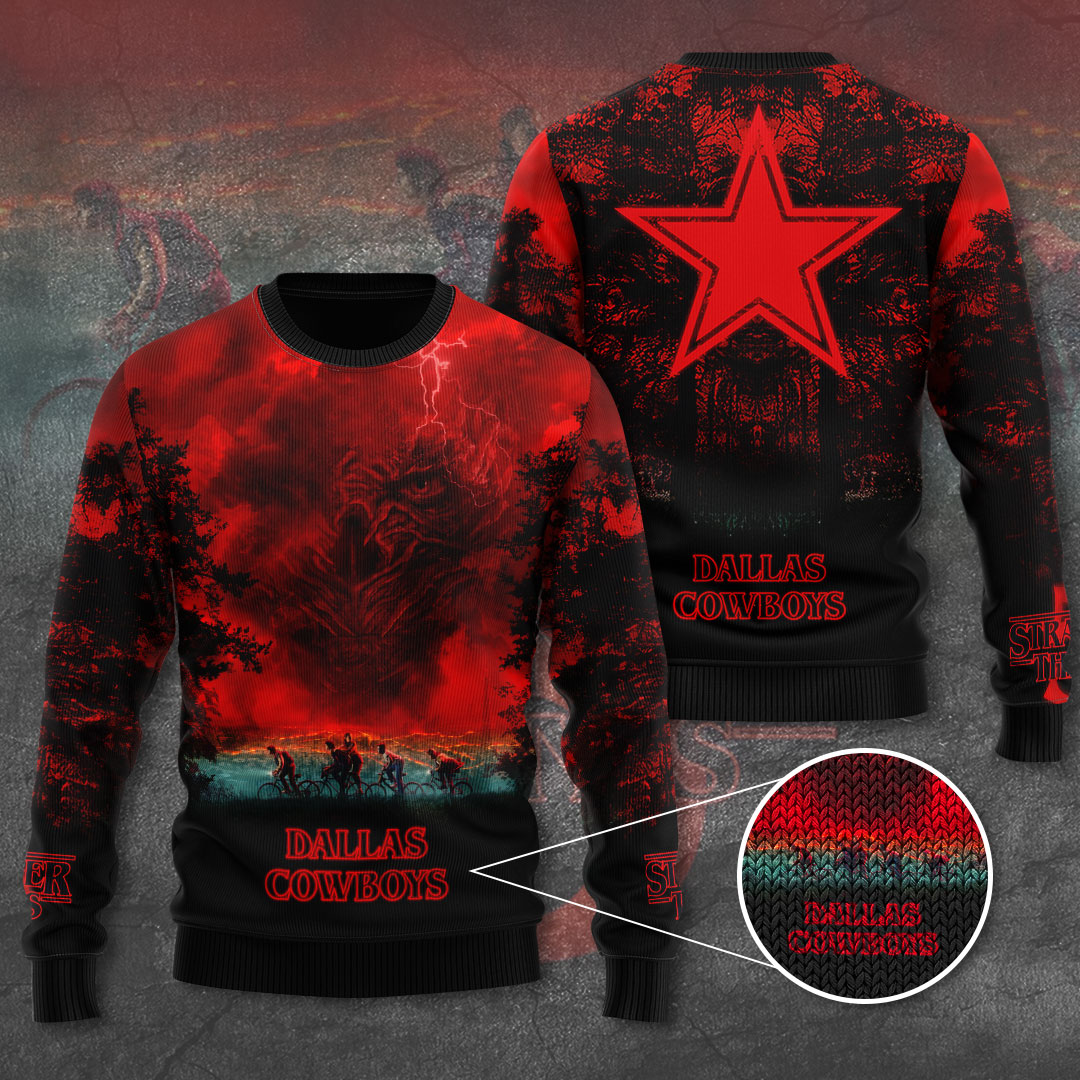 Dallas Cowboys x Stranger Things Ugly Sweater – TANTN17507
