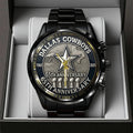 Dallas Cowboys 65th Anniversary 2025 Black Stainless Steel Watch – TANTN17052