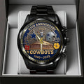 Dallas Cowboys 65th Anniversary 2025 Black Stainless Steel Watch – TANTN17131