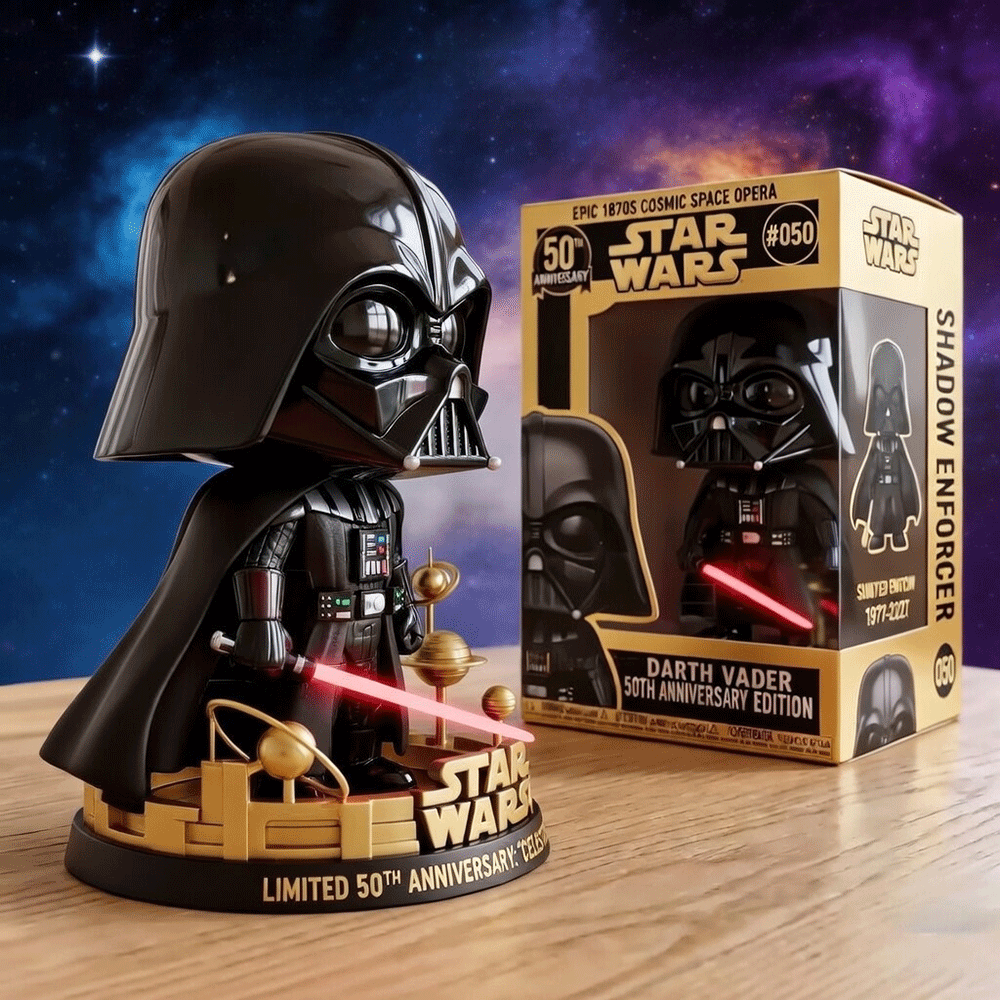 Star Wars x Darth Vader 50th Anniversary 3D Collectible Vinyl Figure – TANTN21963