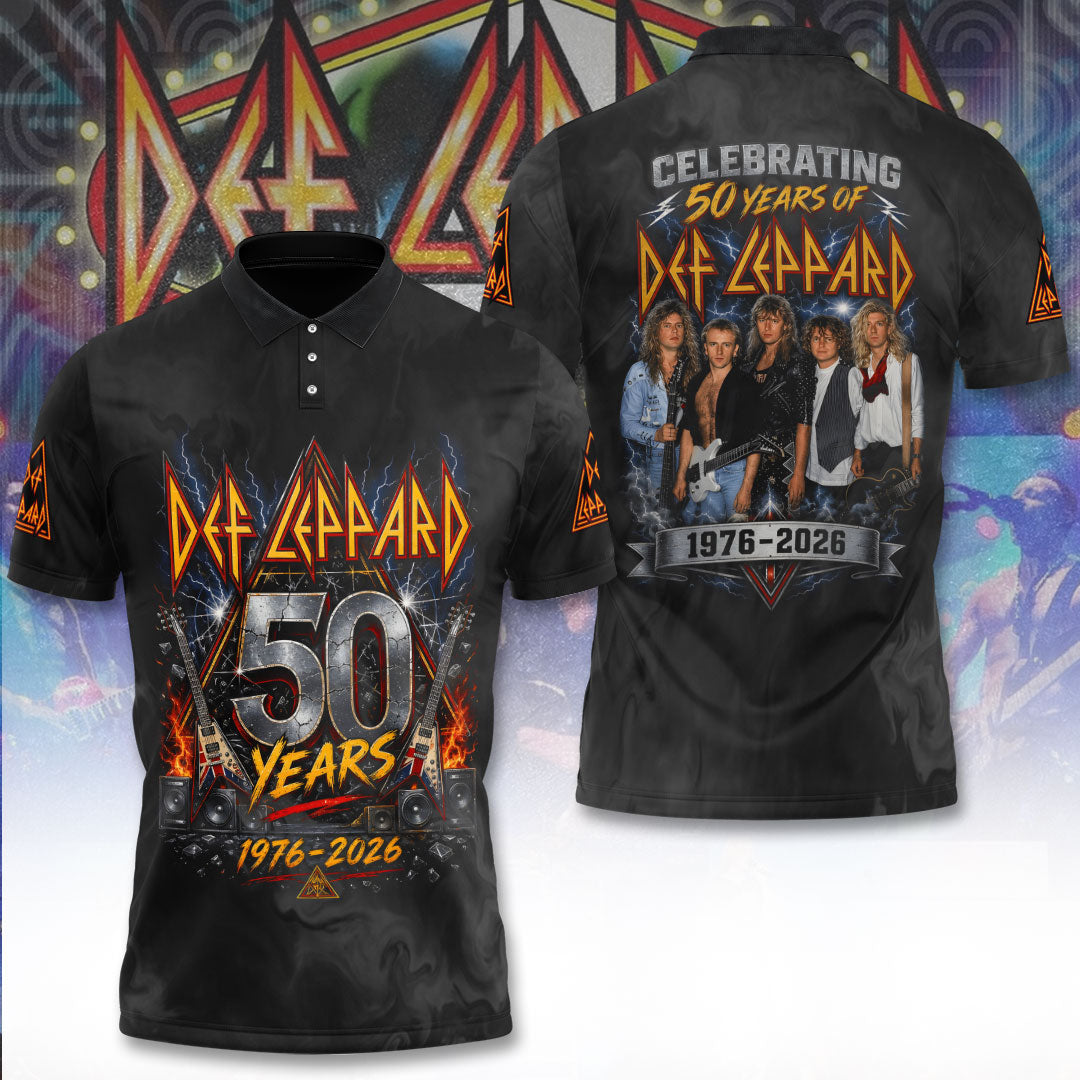 Def Leppard 50th Anniversary 3D Apparel – TANTN24672