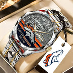 Denver Broncos Alloy Luxury Quartz Watch – TANTN19405