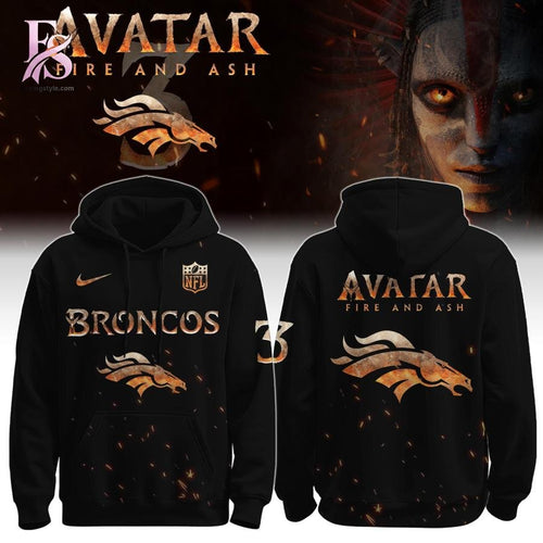 Denver Broncos Avatar Fire and Ash Hoodie