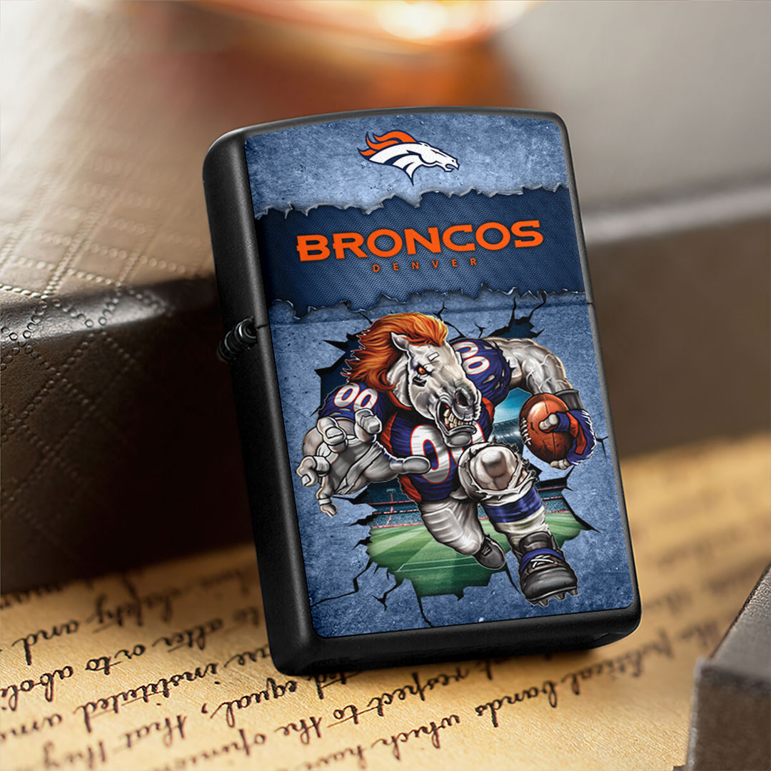 Denver Broncos Zippo Lighter Case (No Insert) – HOATT13319