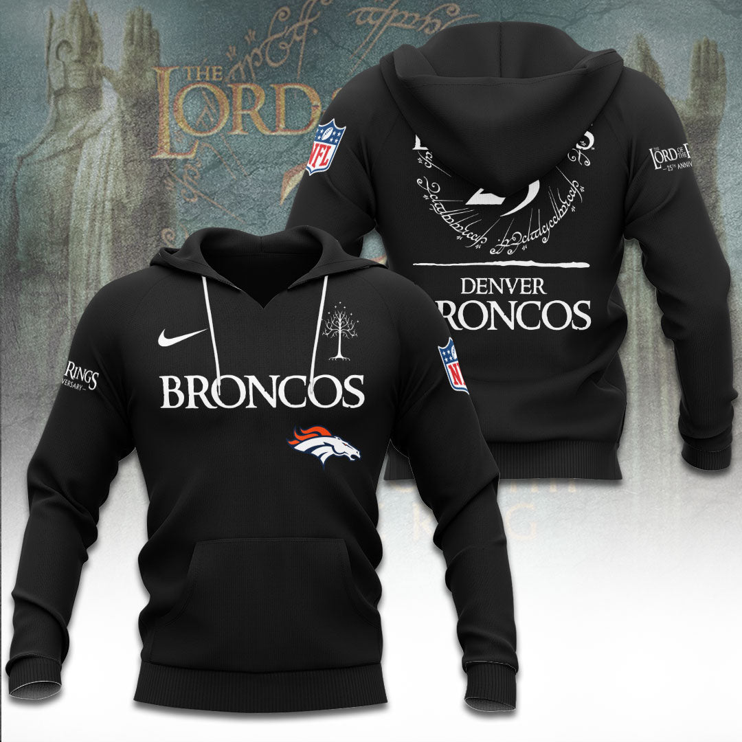 Denver Broncos x The Lord of The Rings 25 Years 3D Apparel – TANTN19562