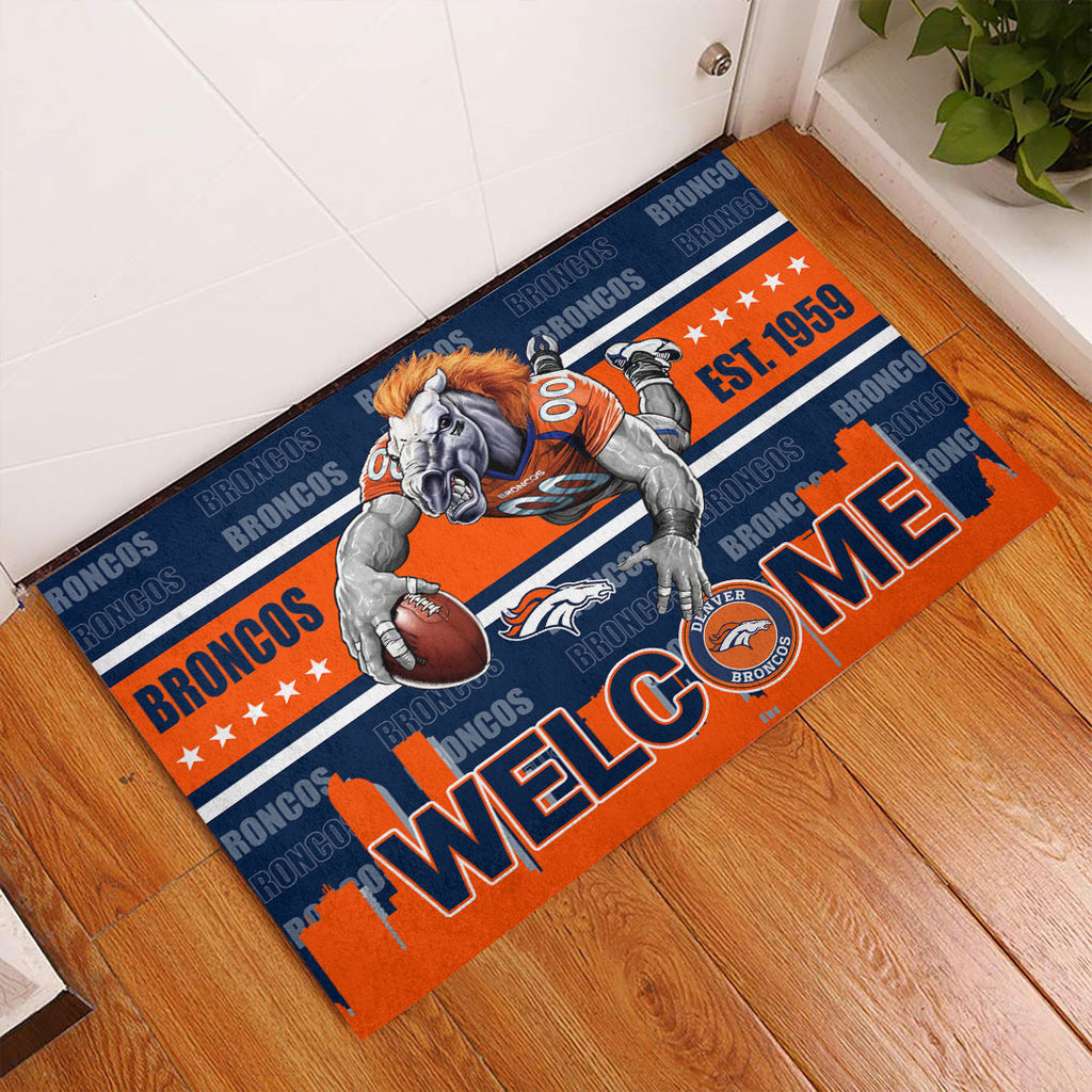 Denver Broncos Custom Doormat – HOATT12838