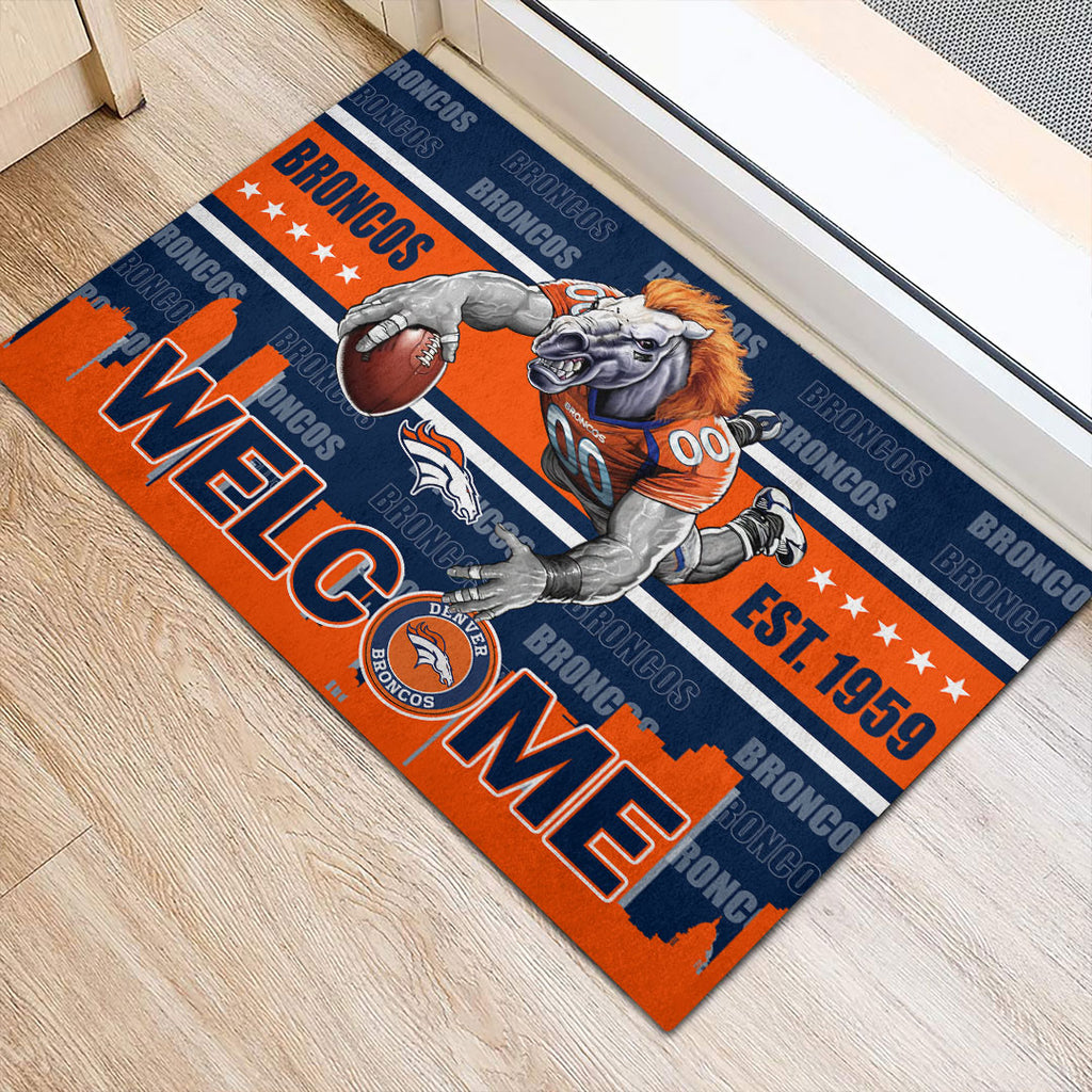 Denver Broncos Custom Doormat – HOATT12838