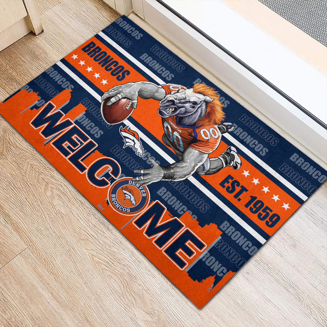 Denver Broncos Custom Doormat – HOATT12838
