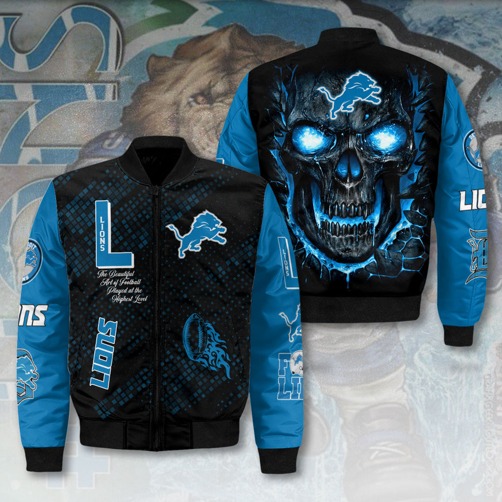 Detroit Lions 3D Bomber Jacket – VANDH 2324