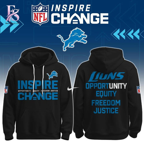Detroit Lions NFL Inspire Change 2026 Hoodie