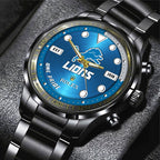 Detroit Lions x Rolex Black Stainless Steel Watch – MAITM7443