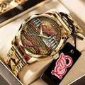 Detroit Red Wings 100th Anniversary Alloy Luxury Quartz Watch – TANTN21497