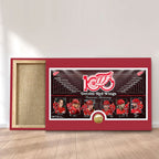 Detroit Red Wings 100th Anniversary Rectangle Canvas With Inner Frame – TANTN21498