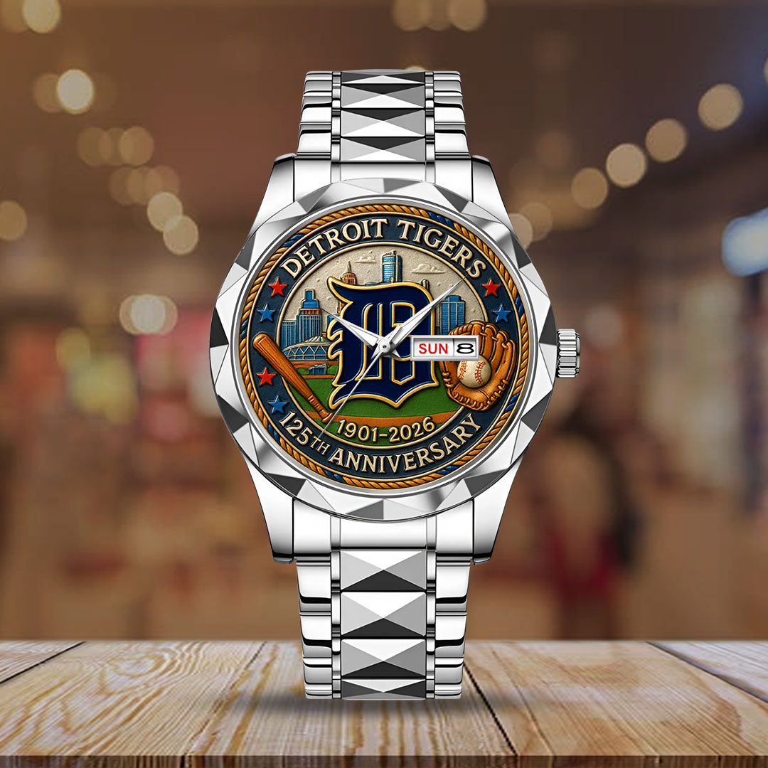 Detroit Tigers Alloy Luxury Quartz Watch – HOATT13497