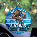 Detroit Lions Custom shape 2-sided Acrylic Car Ornament – HOATT12906