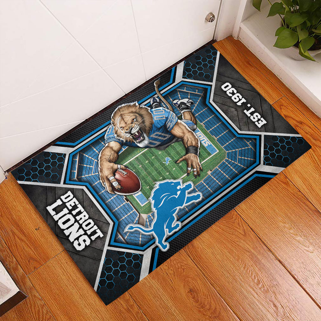 Detroit Lions Custom Doormat – HOATT12618