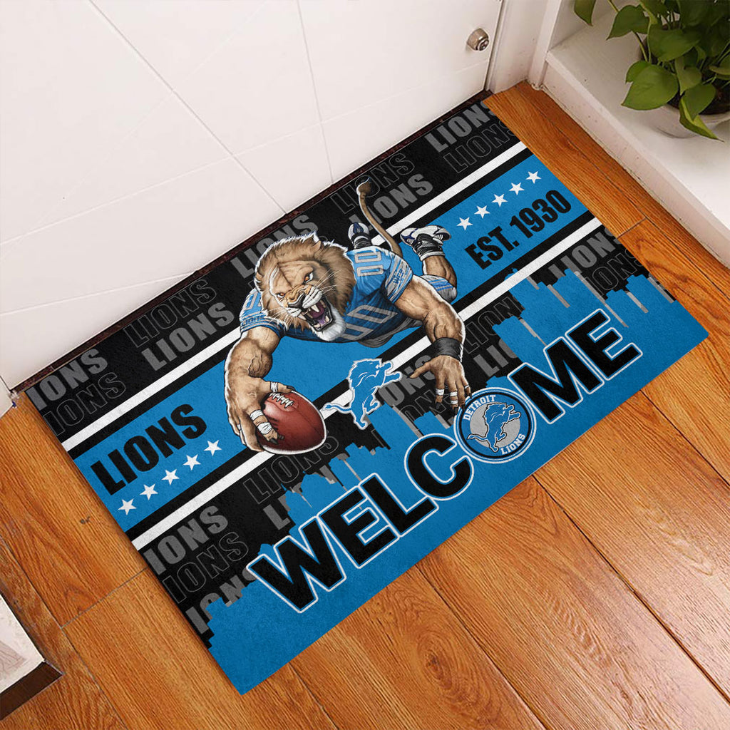 Detroit Lions Custom Doormat – HOATT12839