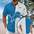 Detroit Lions Short Sleeve Button-Down Shirt – MAITM13554