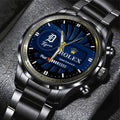 Detroit Tigers Black Stainless Steel Watch – MAITM13432