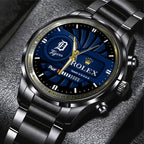 Detroit Tigers Black Stainless Steel Watch – MAITM13432
