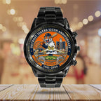 Detroit Tigers 125th Anniversary 2026 Black Stainless Steel Watch – TANTN21229