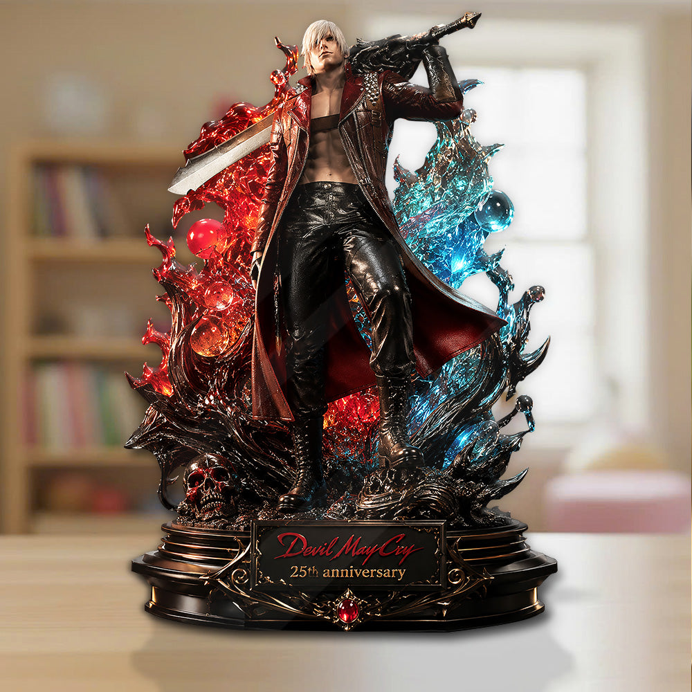 Devil May Cry 25th Anniversary Custom Shape Acrylic Plaque – GNE6549