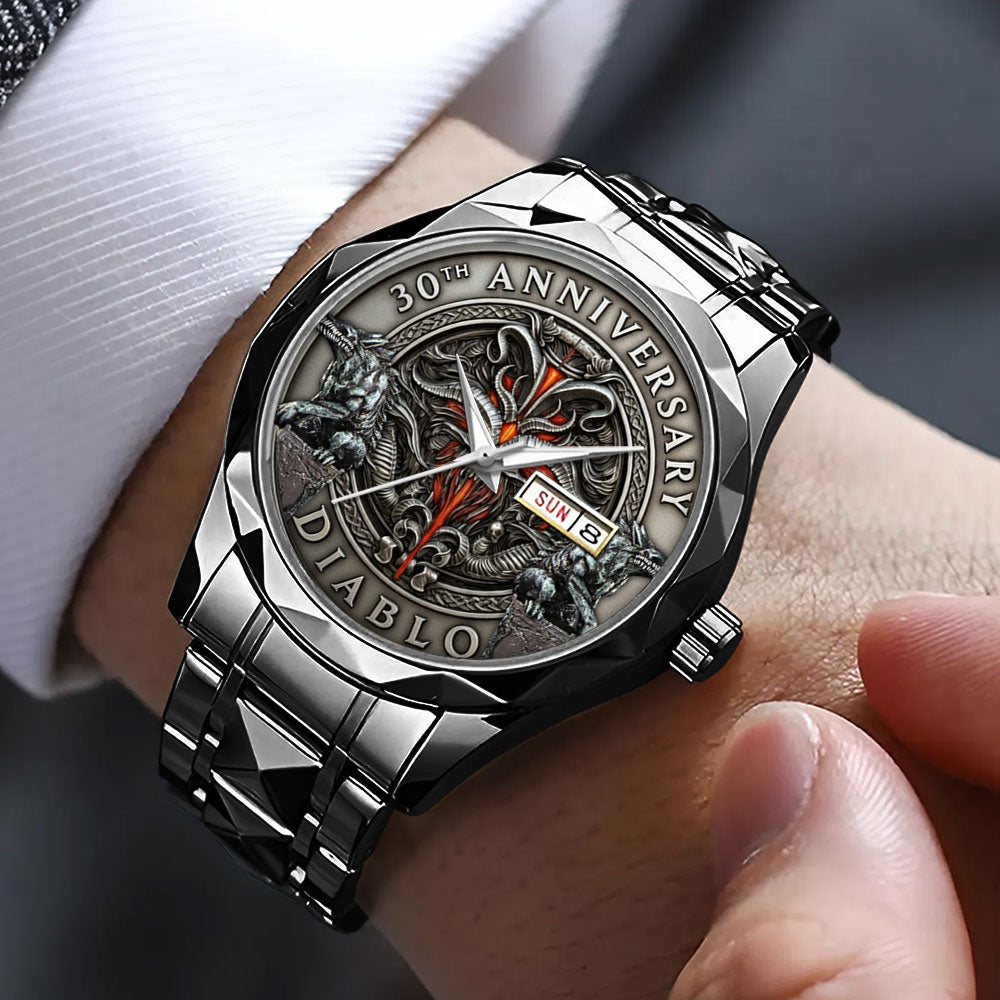 Diablo 30th Anniversary Alloy Luxury Quartz Watch – GNE5361