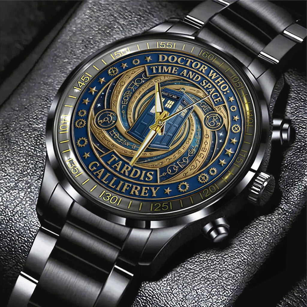 Doctor Who: New Era 20th Anniversary Black Stainless Steel Watch – TANTN20031