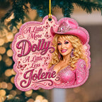 Dolly Parton Custom Shape 2-side Printed Acrylic Ornament – HOATT20812