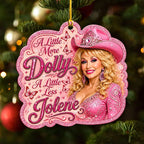 Dolly Parton Custom Shape 2-side Printed Acrylic Ornament – HOATT20812