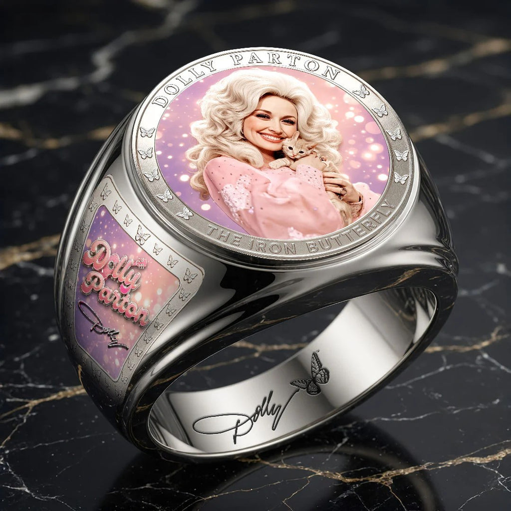Dolly Parton 3D Engraved Ring – HOATT20787