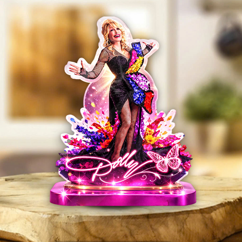 Dolly Parton Custom Shape Acrylic Plaque – VANDH5097