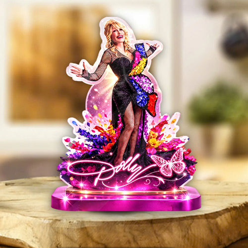 Dolly Parton Custom Shape Acrylic Plaque – VANDH5097