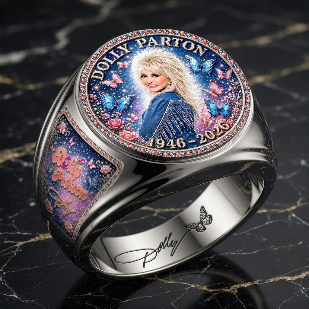 Dolly Parton 3D Engraved Ring – HOATT20728