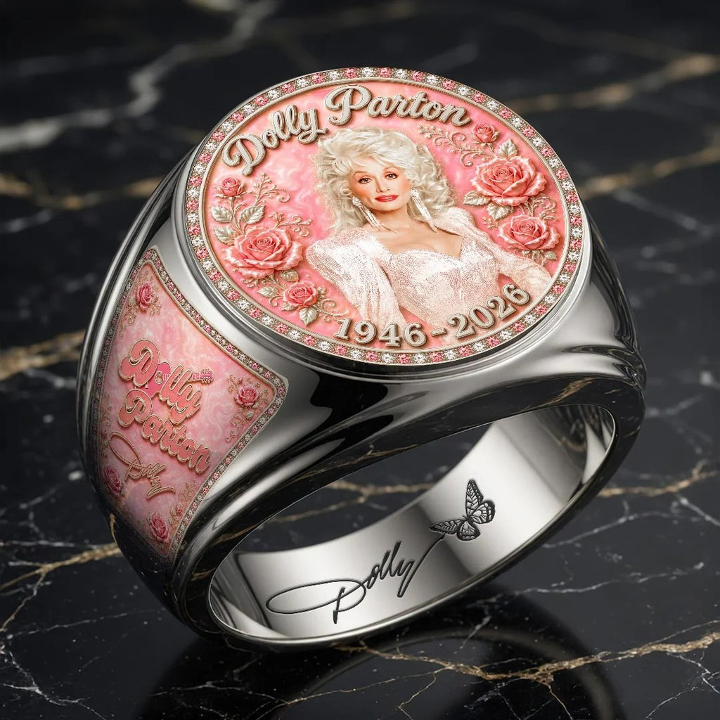Dolly Parton 3D Engraved Ring – HOATT20729