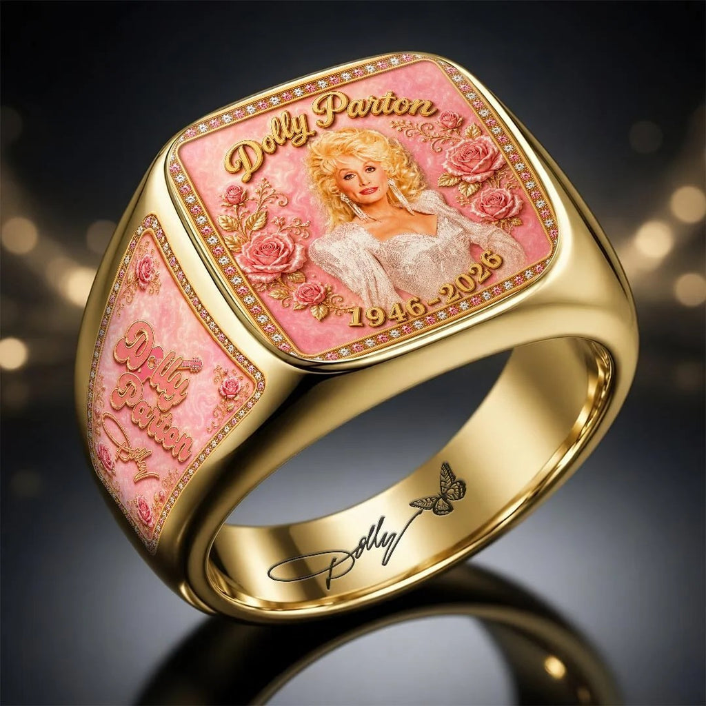 Dolly Parton 3D Engraved Ring – HOATT20729
