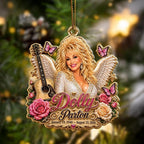 Dolly Parton Custom Shape 2-side Printed Acrylic Ornament – HOATT20795