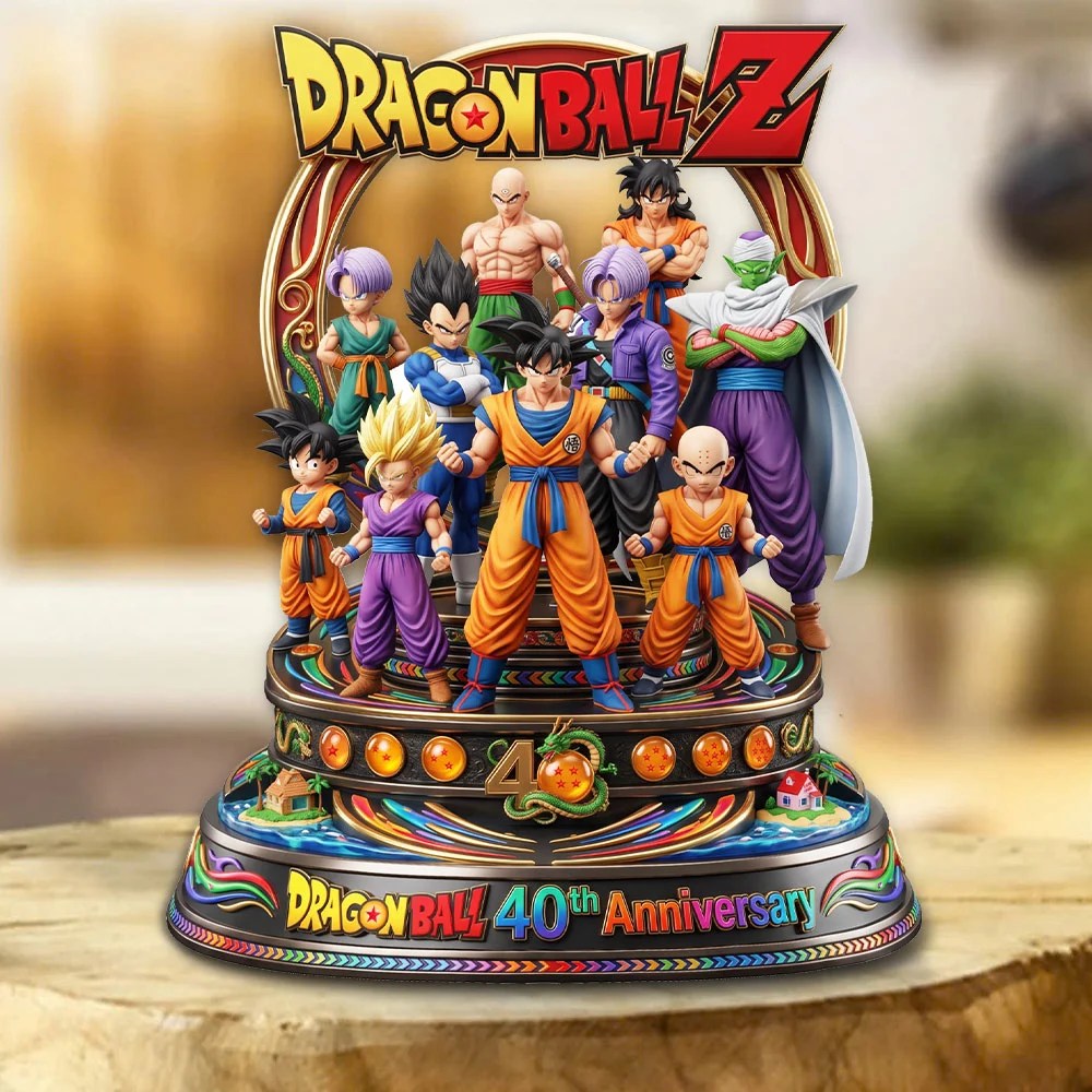 Dragon Ball 40th Anniversary 2026 Custom Shape Acrylic Plaque – TMTHU9069