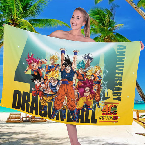 Dragon Ball 40th Anniversary Rectangle Beach Towel – TMTHU3506