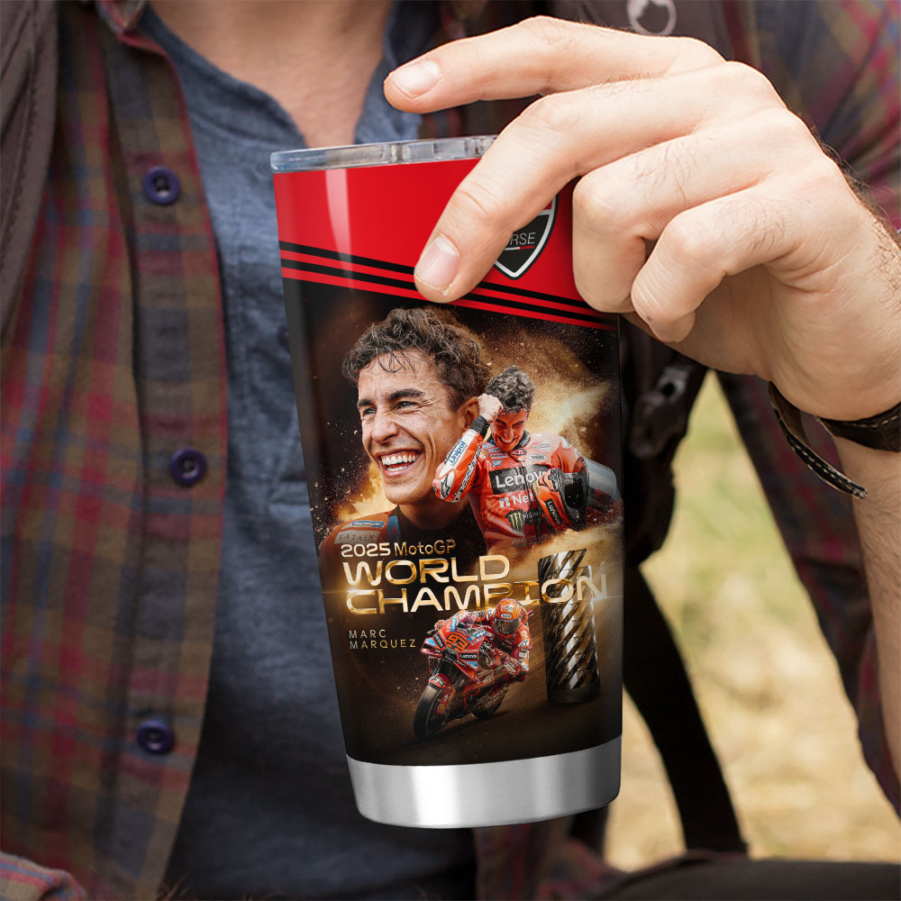 Ducati Lenovo Team x Marc Márquez 2025 World Champion Tumbler Cup – HOATT13493