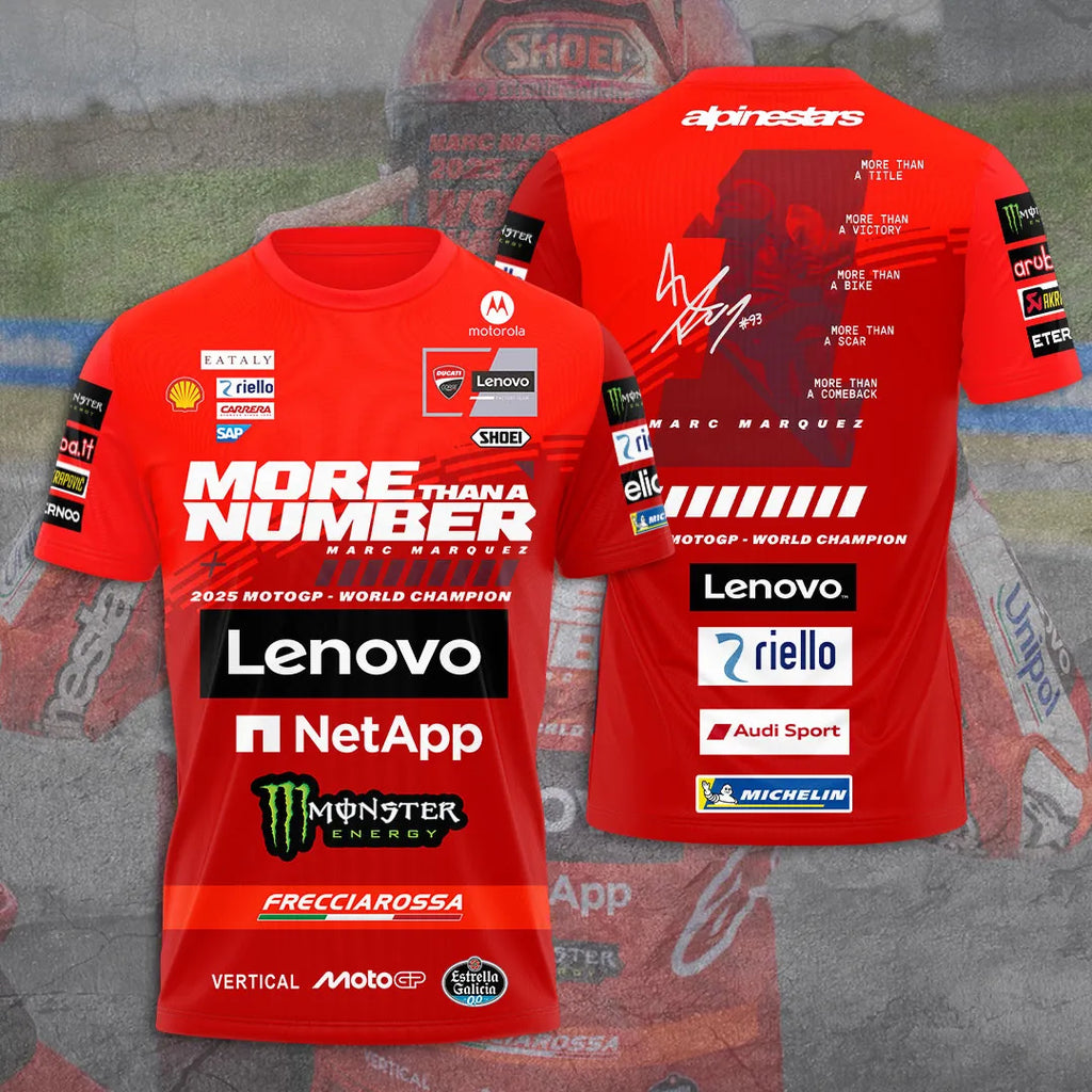 Ducati Lenovo Team x Marc Marquez 3D Apparel – TANTN16953
