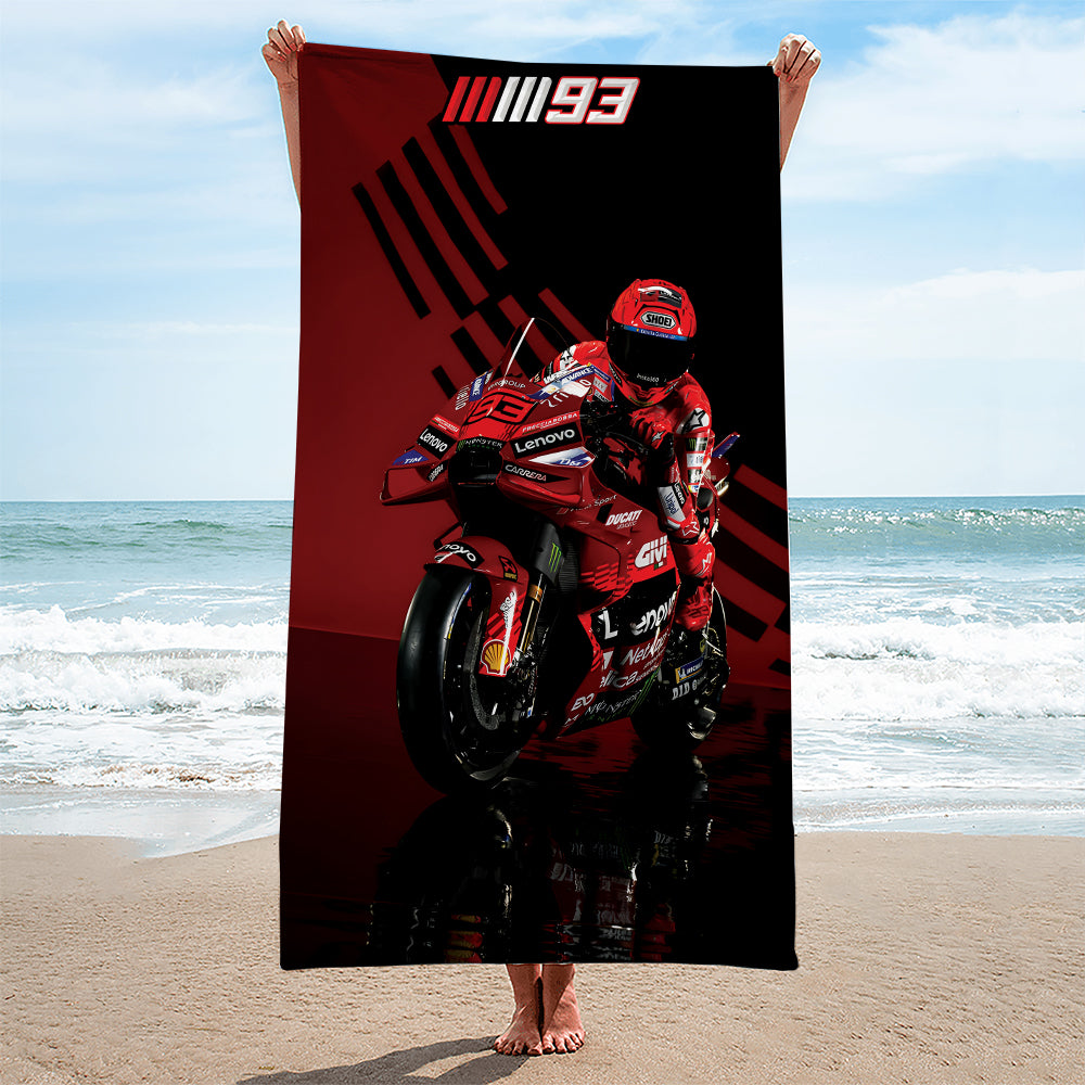 Ducati Lenovo Team x Marc Márquez Rectangle Beach Towel – TANTN 11549
