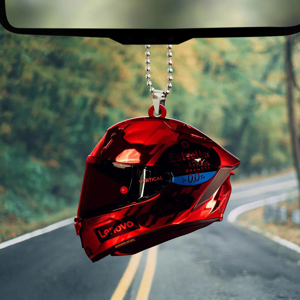 Ducati Lenovo Team x Marc Márquez Custom Shape 2-sided Acrylic Car Ornament – TANTN17114