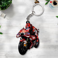 Ducati Lenovo Team x Marc Márquez Custom Shape 2-sided Keychain – TANTN20416