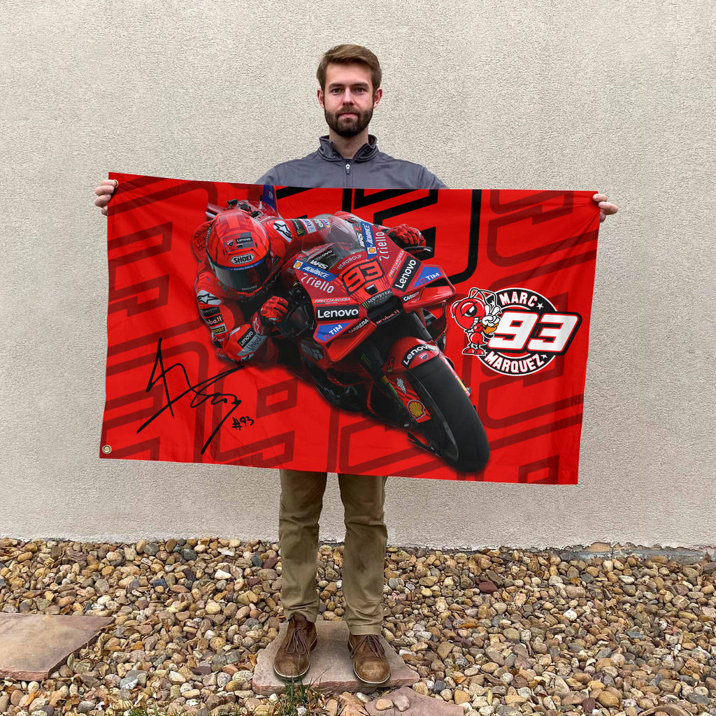 Ducati Lenovo Team x Marc Márquez 3D House Flag – HOATT 9423