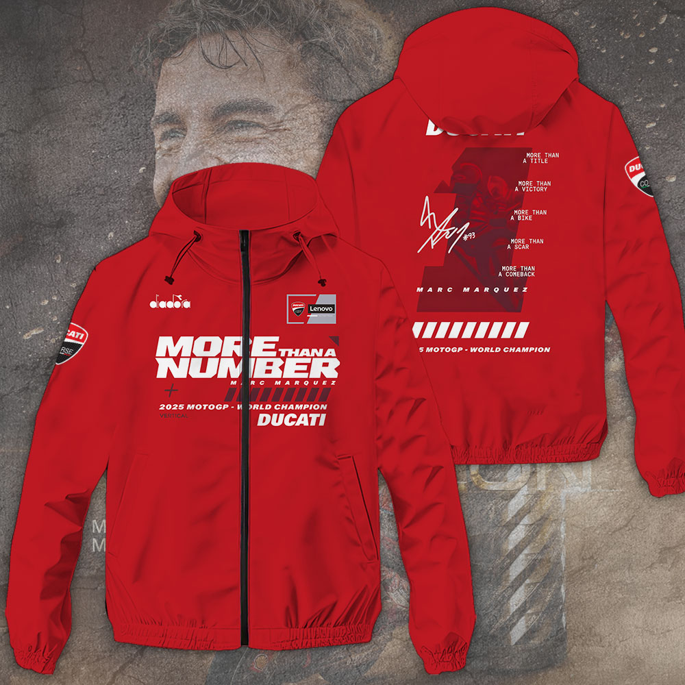 Ducati Lenovo Team x Marc Márquez 3D Windbreaker Jacket – TANTN16962
