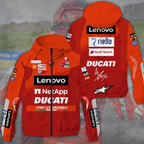 Ducati Lenovo Team x Marc Márquez 2025 3D Windbreaker Jacket – TANTN17045
