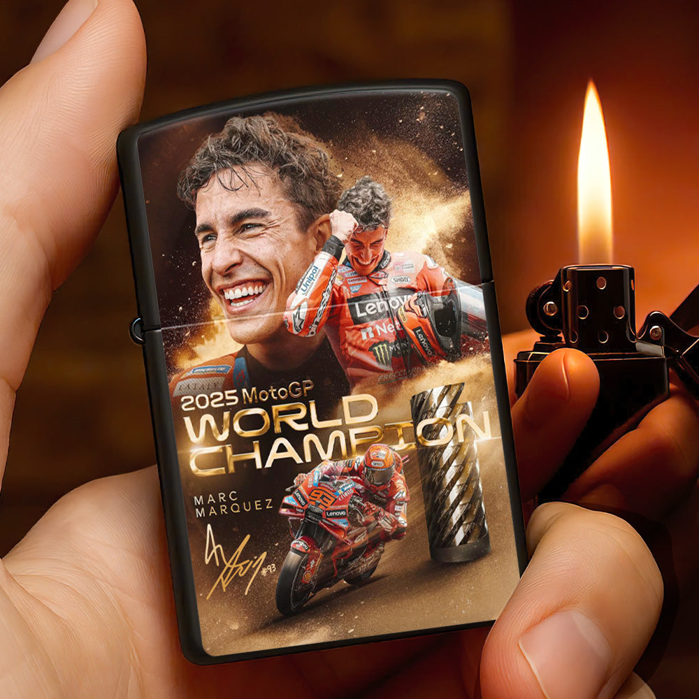 Ducati Lenovo Team x Marc Márquez Zippo Lighter Case (No Insert) – TANTN16965