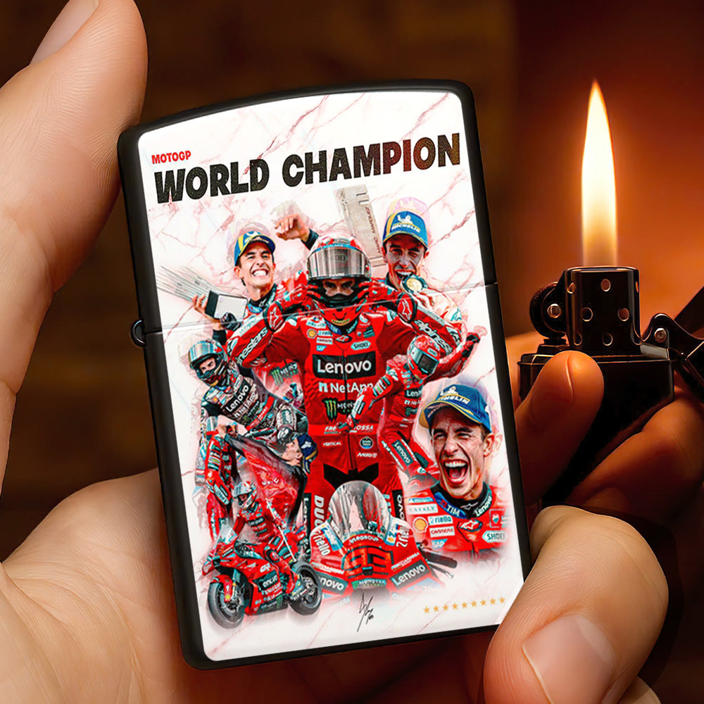 Ducati Lenovo Team x Marc Márquez Zippo Lighter Case (No Insert) – TANTN16967