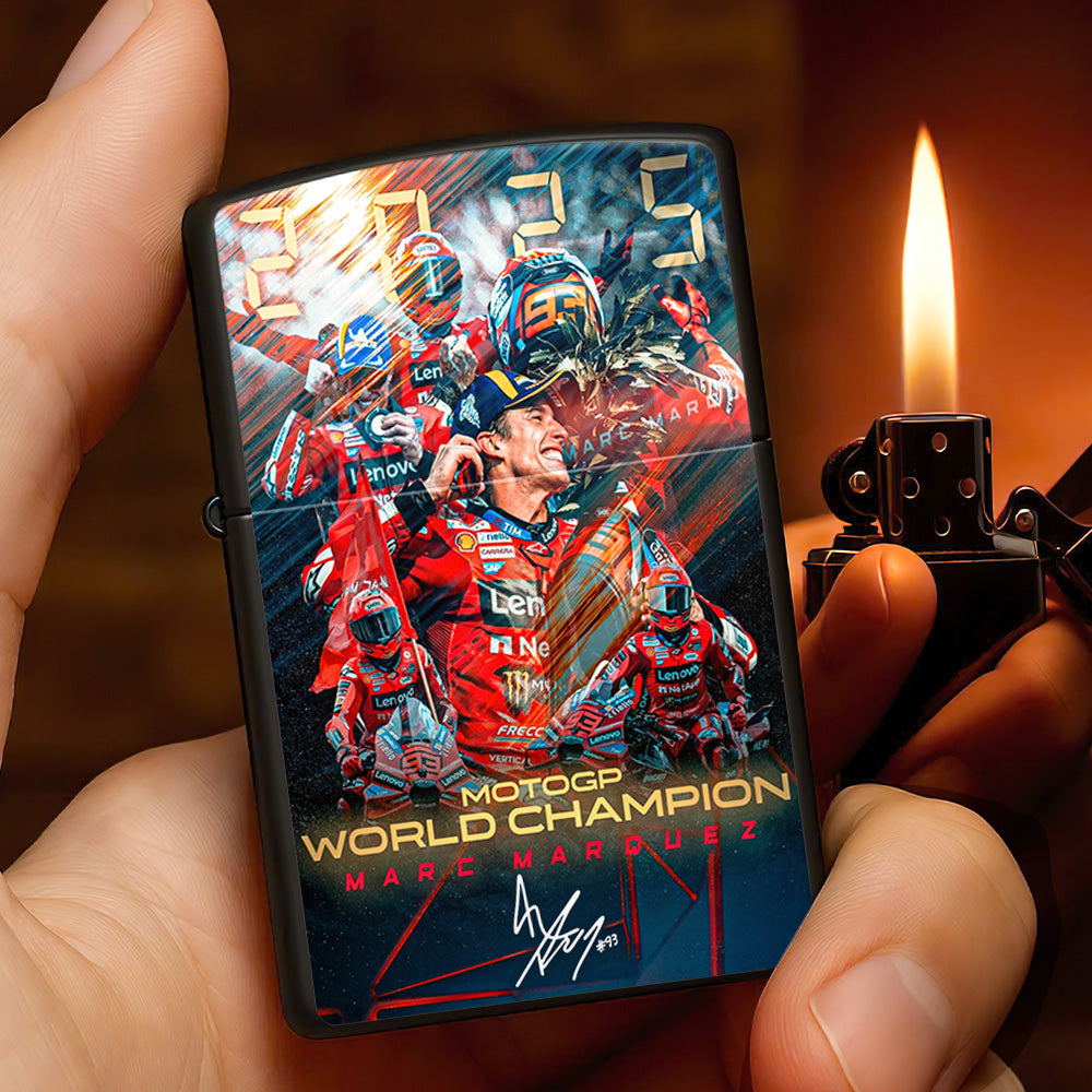 Ducati Lenovo Team x Marc Márquez Zippo Lighter Case (No Insert) – TANTN16968